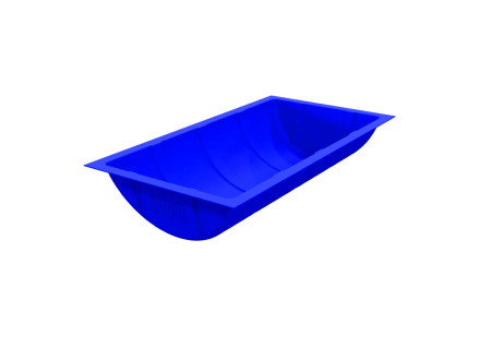 Cocho de Plástico 125 Litros - comedouro para gado em Polietileno